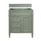 James Martin Vanities Brittany 30in Single Vanity Cabinet, Smokey Celadon 650-V30-SC - alternate 1